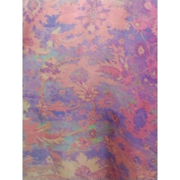 Show Me Your Mumu Size Large Colorful Floral Peta Boo Tunic Malibu Love Inns Top - Picture 3 of 7